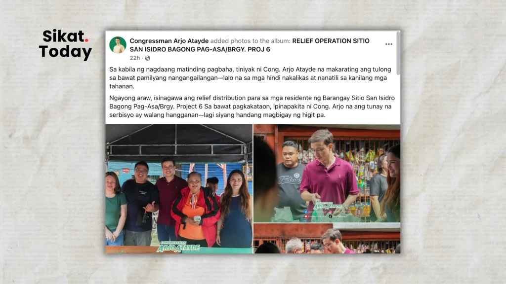Courtesy : Arjo Atayde social media post