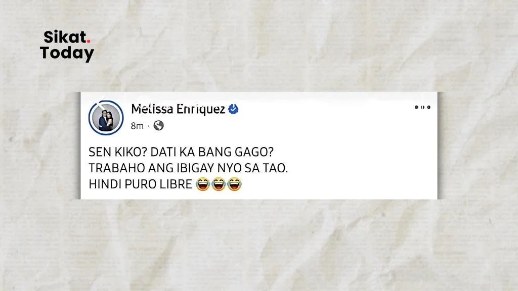 Courtesy : Melissa Enriquez social media post