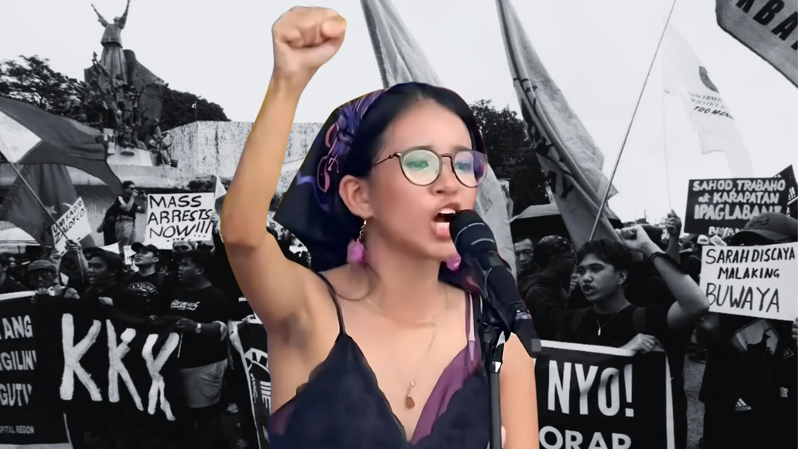 Dark underarms? Protester turns body-shaming into a statement