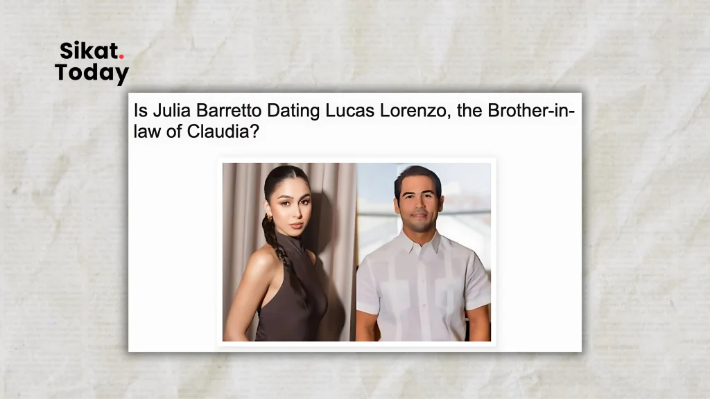 Courtesy : Julia Barretto and Lucas Lorenzo