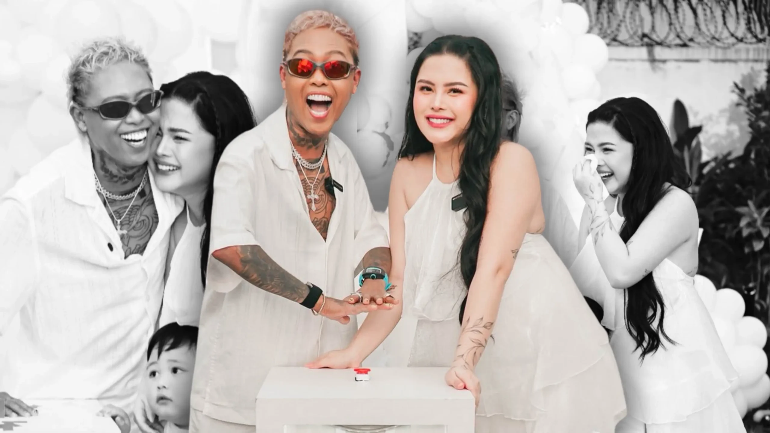 Whamos Cruz and Antonette Gail Baby Sky gender reveal