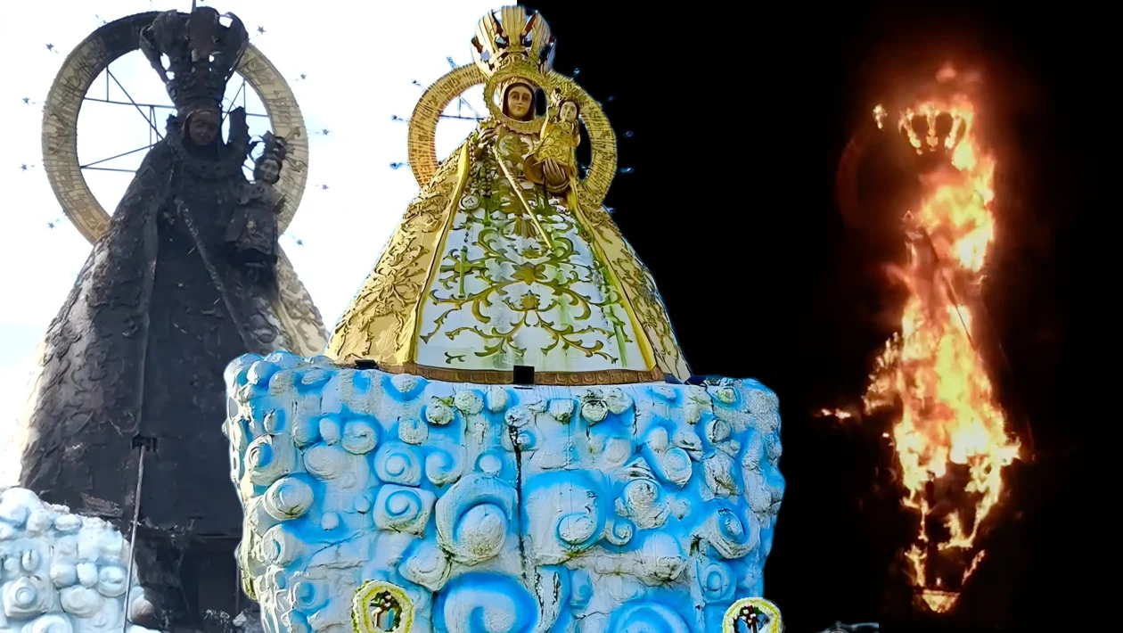 Imahen o Rebulto ni Mama Mary nasunog sa Sorsogon