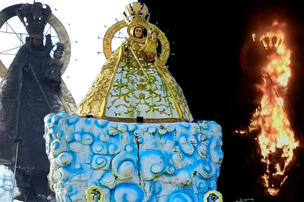 Imahen o Rebulto ni Mama Mary nasunog sa Sorsogon