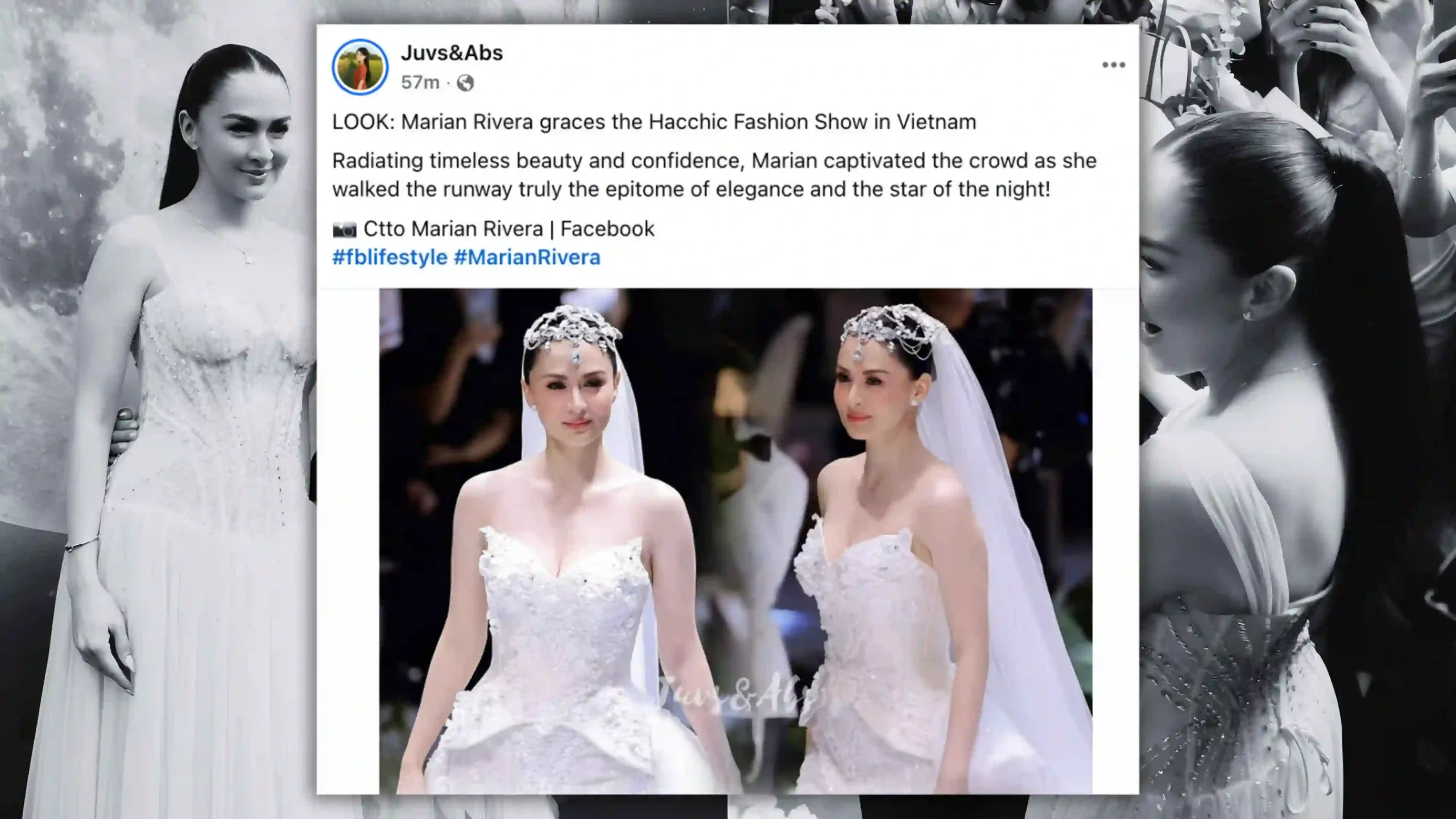 Marian Rivera in Vietnam fashion show look and dress