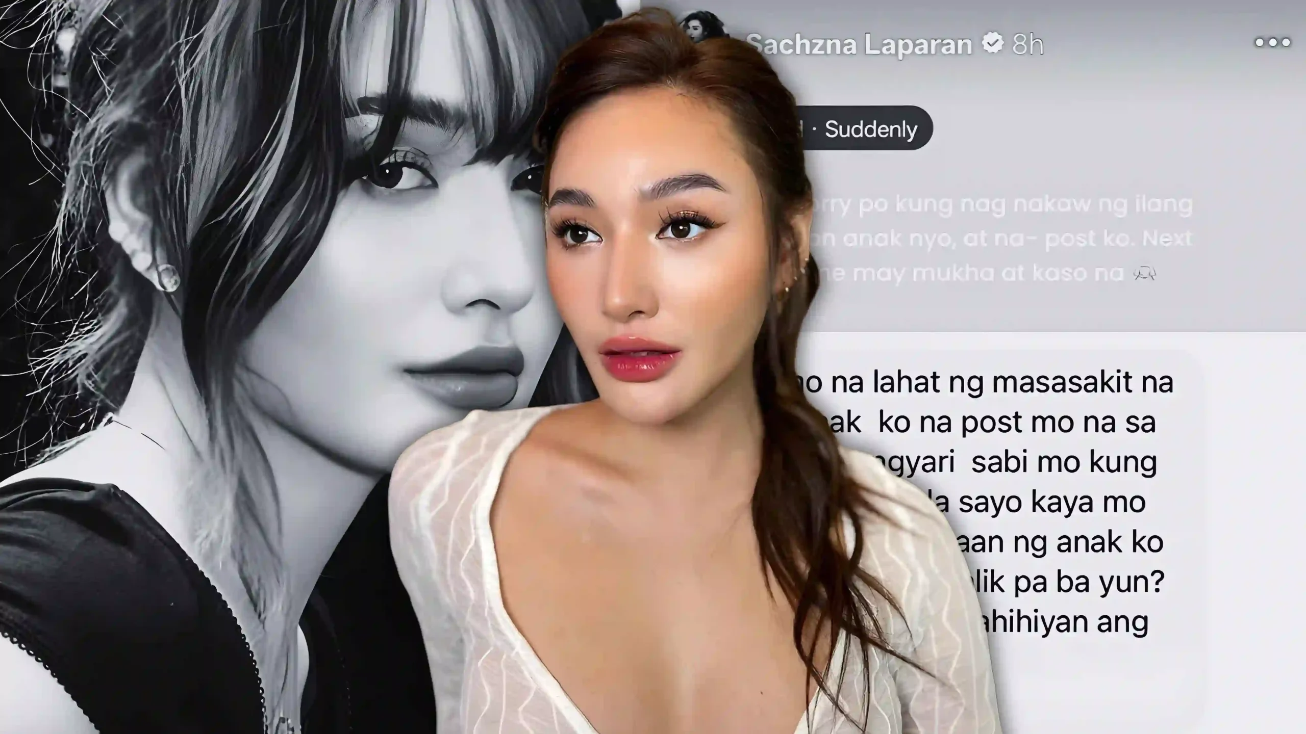 Sachzna Laparan and Mary Gold P Antillon issue