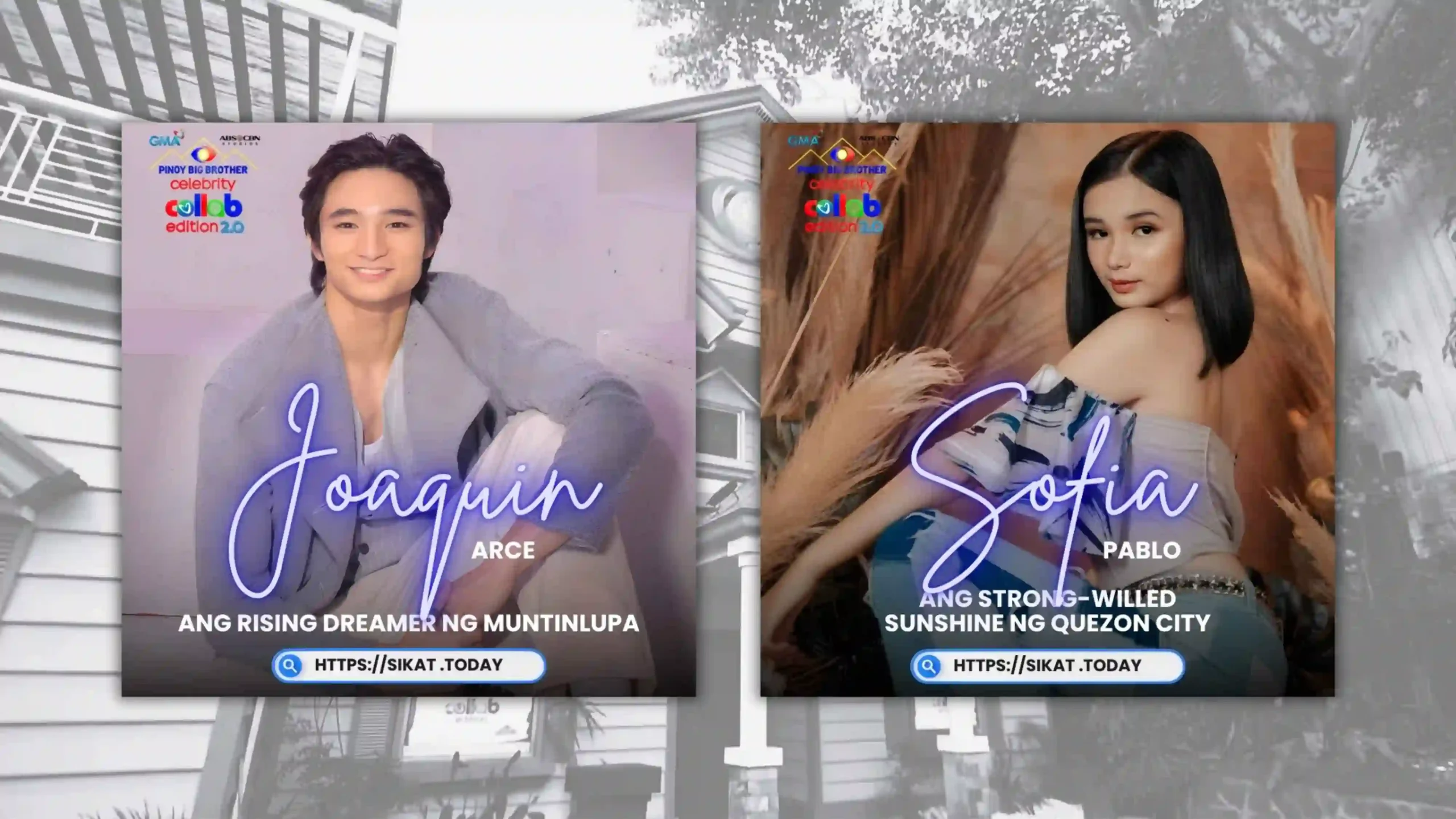 Joaquin Arce and Sofia Pablo as official PBB housemate