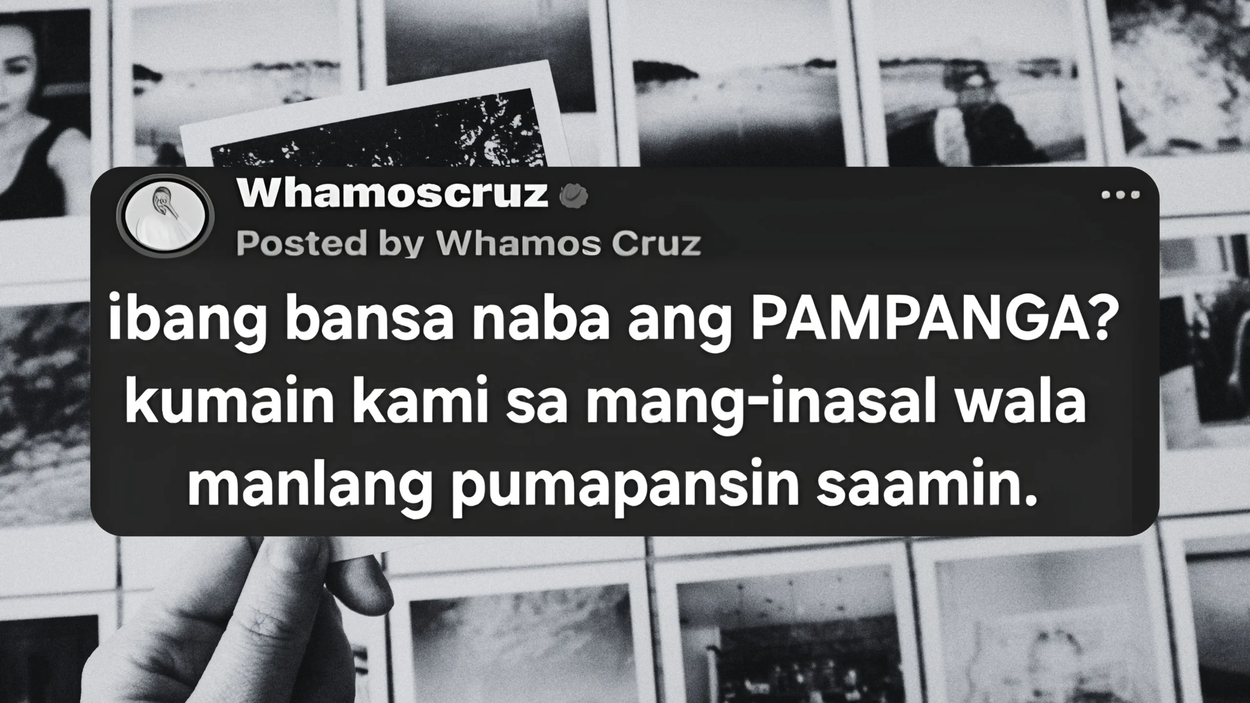 Whamos Cruz Pampanga post