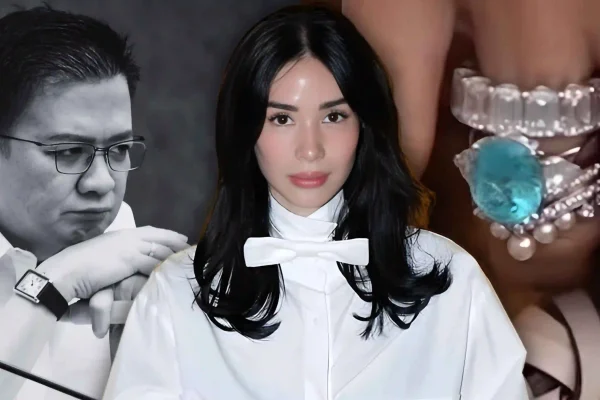 Heart Evangelista paraiba ring from Senator Chiz Escudero