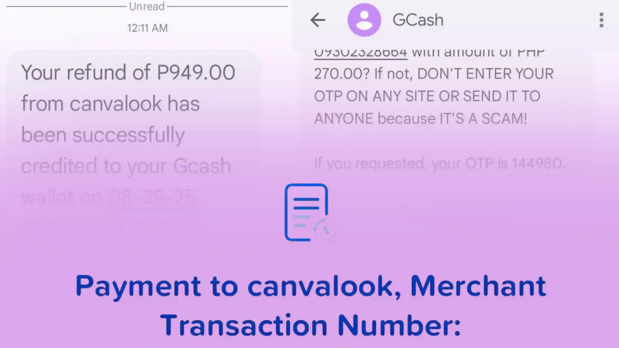 Canvalook is a new Gcash scam