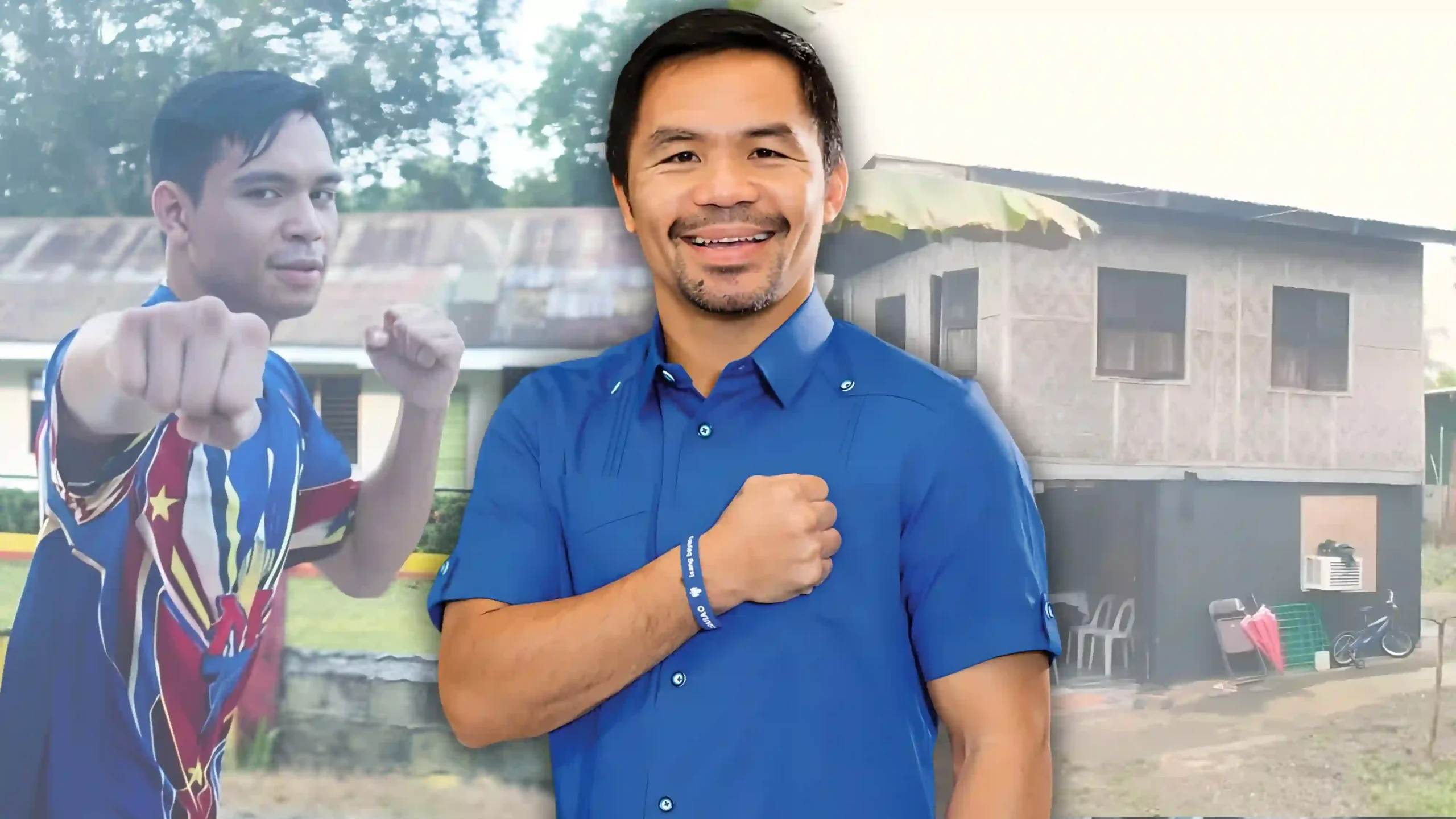 Netizens urged Manny Pacquiao to give his son Eman Bacosa a new house