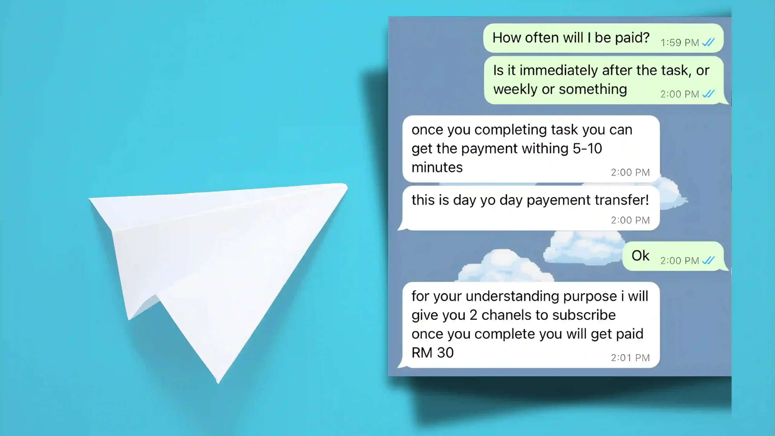 How Telegram task scams work, based on our own experience