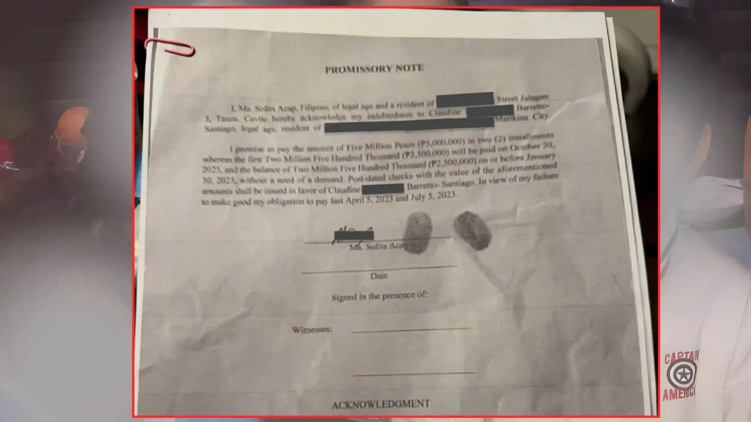 Claudine Barretto accuses personal assistant Ma. Solita "Marisol" Acap of kidnapping