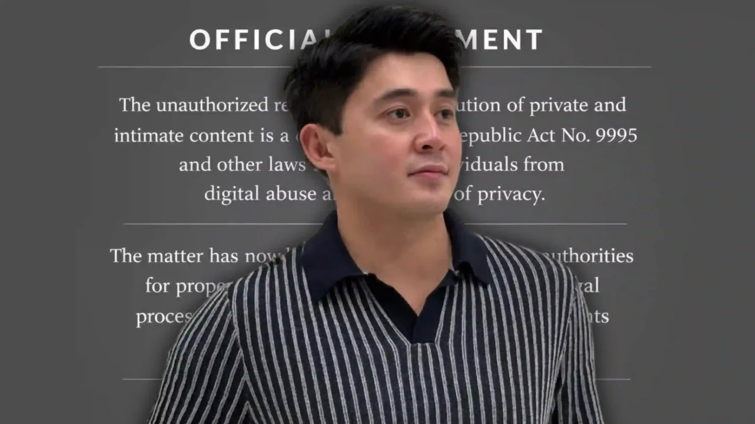 Arron Villaflor finally addresses alleged video scandal