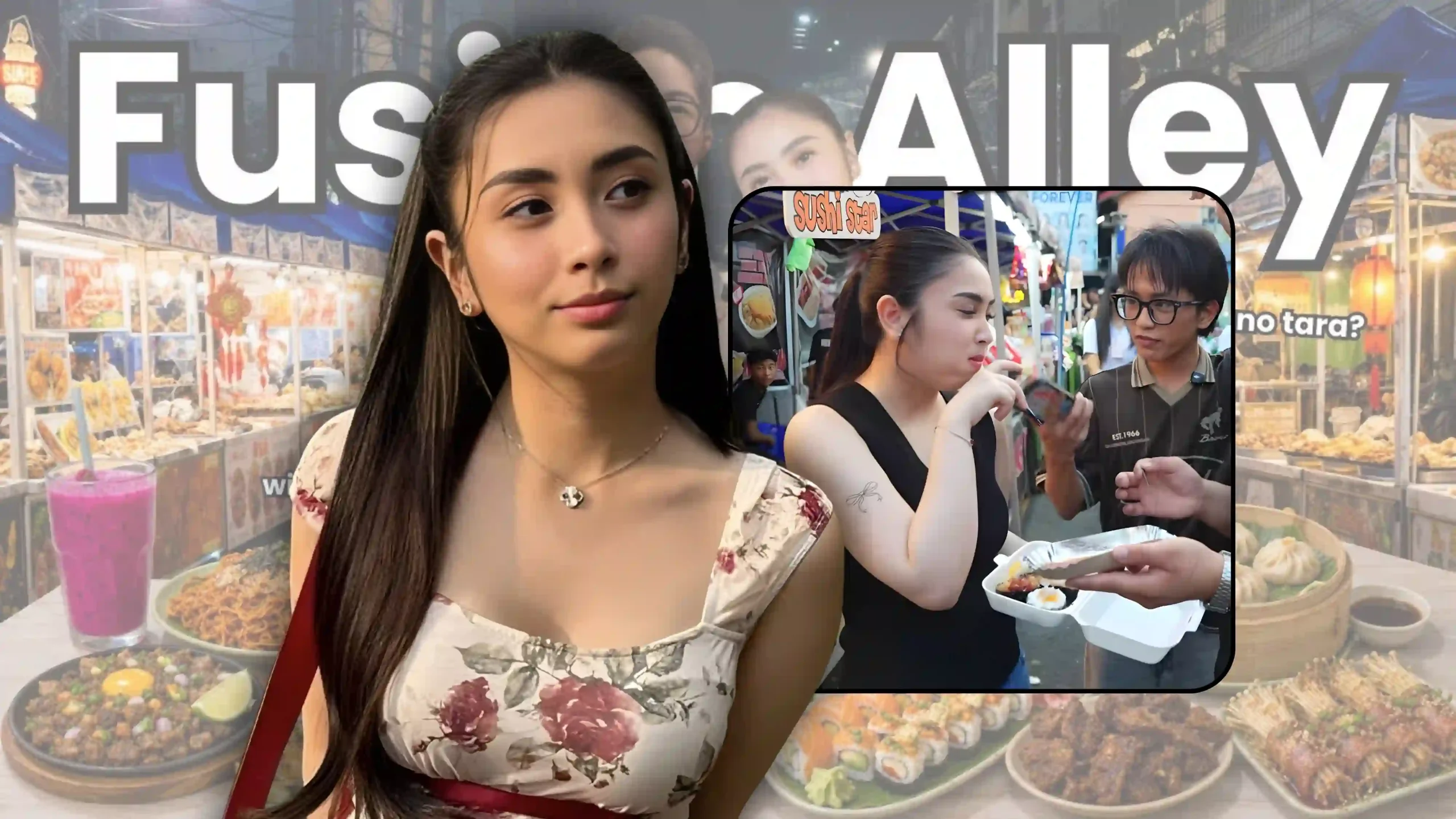 Bea Borres recently sparked online debate following a food review vlog filmed at Fusion Alley Food Park