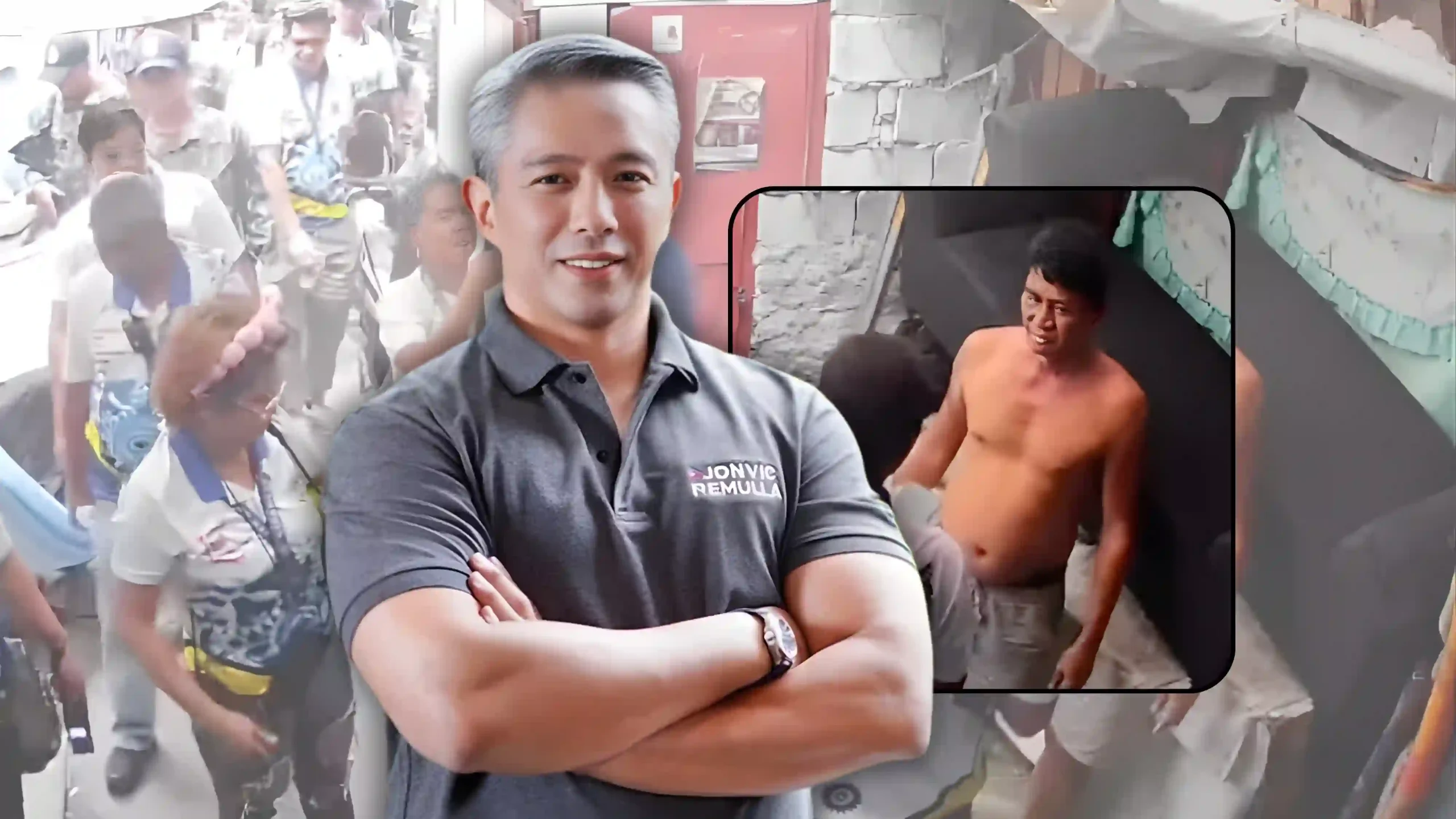 Jonvic Remulla issues apology over controversial arrest of shirtless worker mixing cement