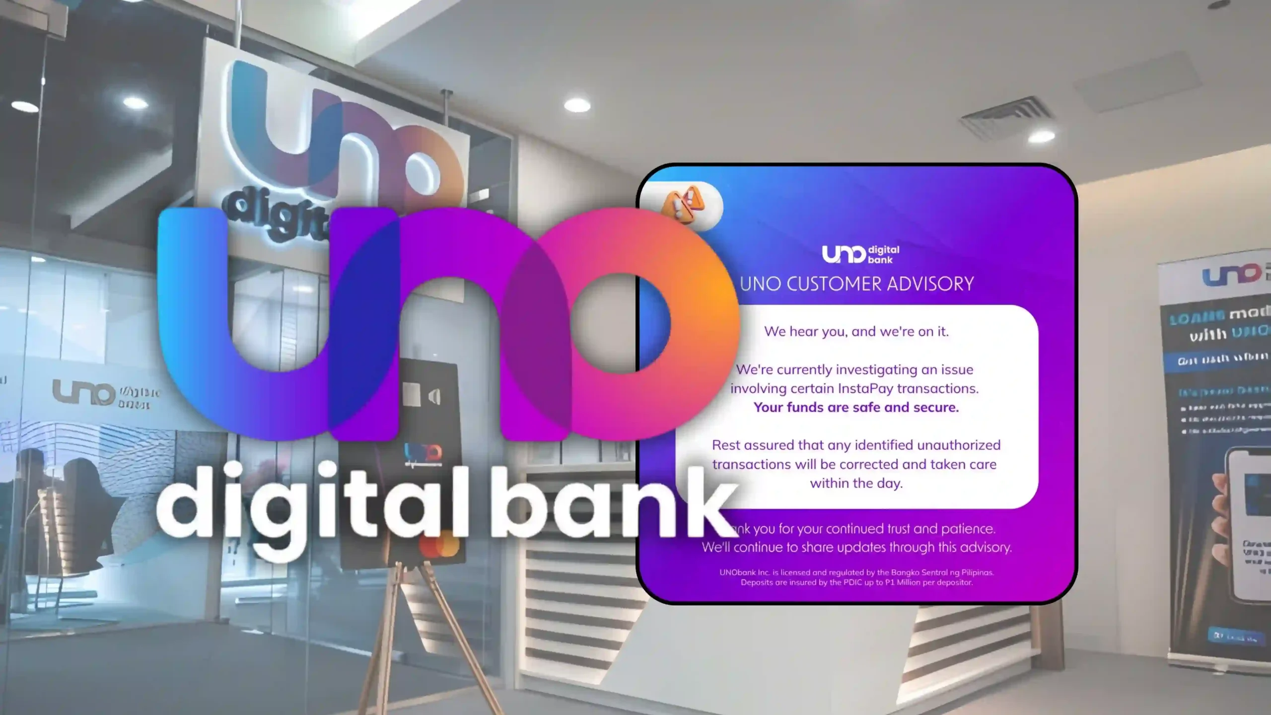 UNO Digital Bank Investigates suspicious fund transfers
