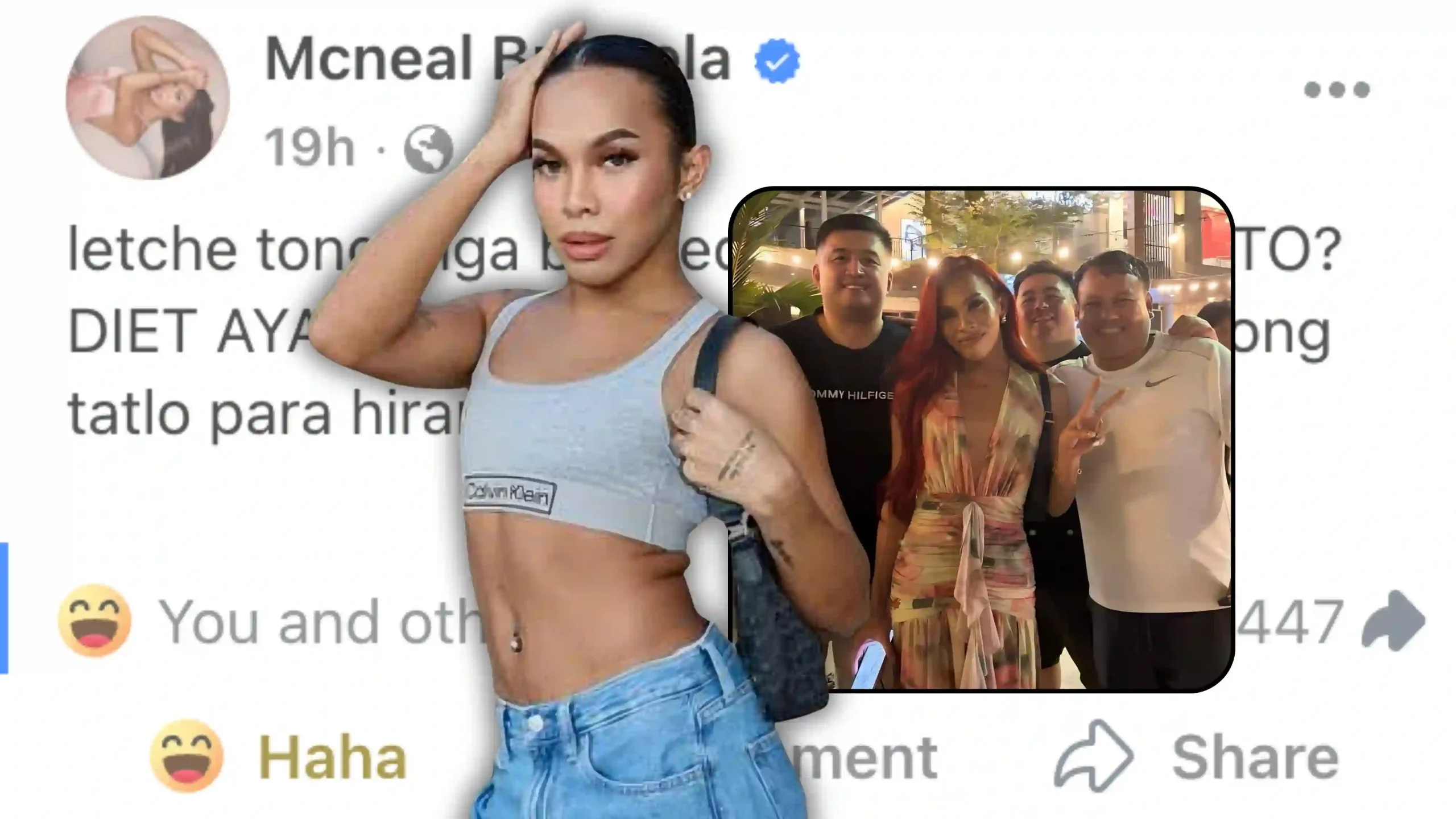 Awra Briguela reacts after being called Bronny James