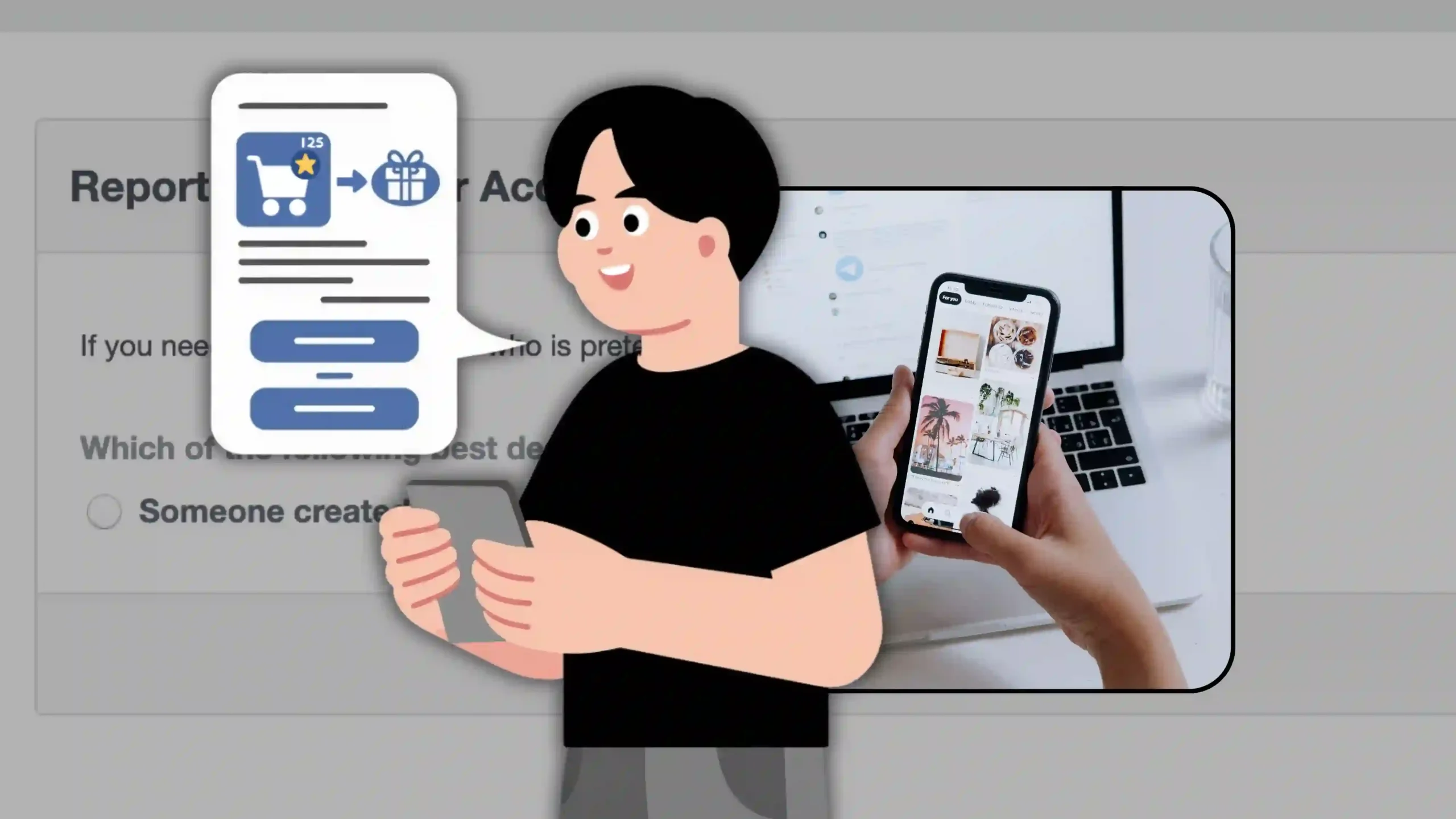 Old Facebook account deletion tutorial showing Facebook settings and account removal process.