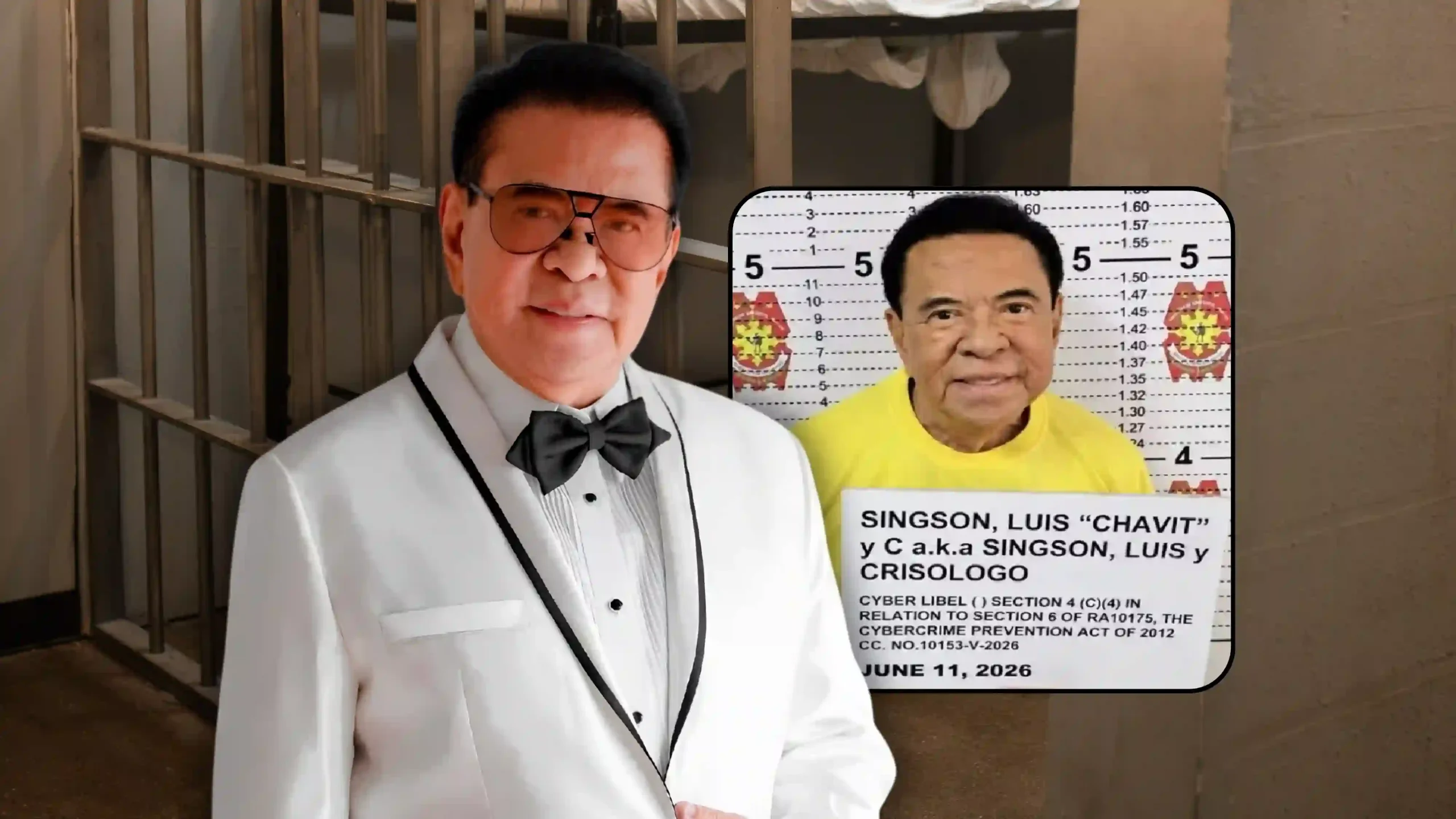 Chavit Singson arrested over cyber libel case