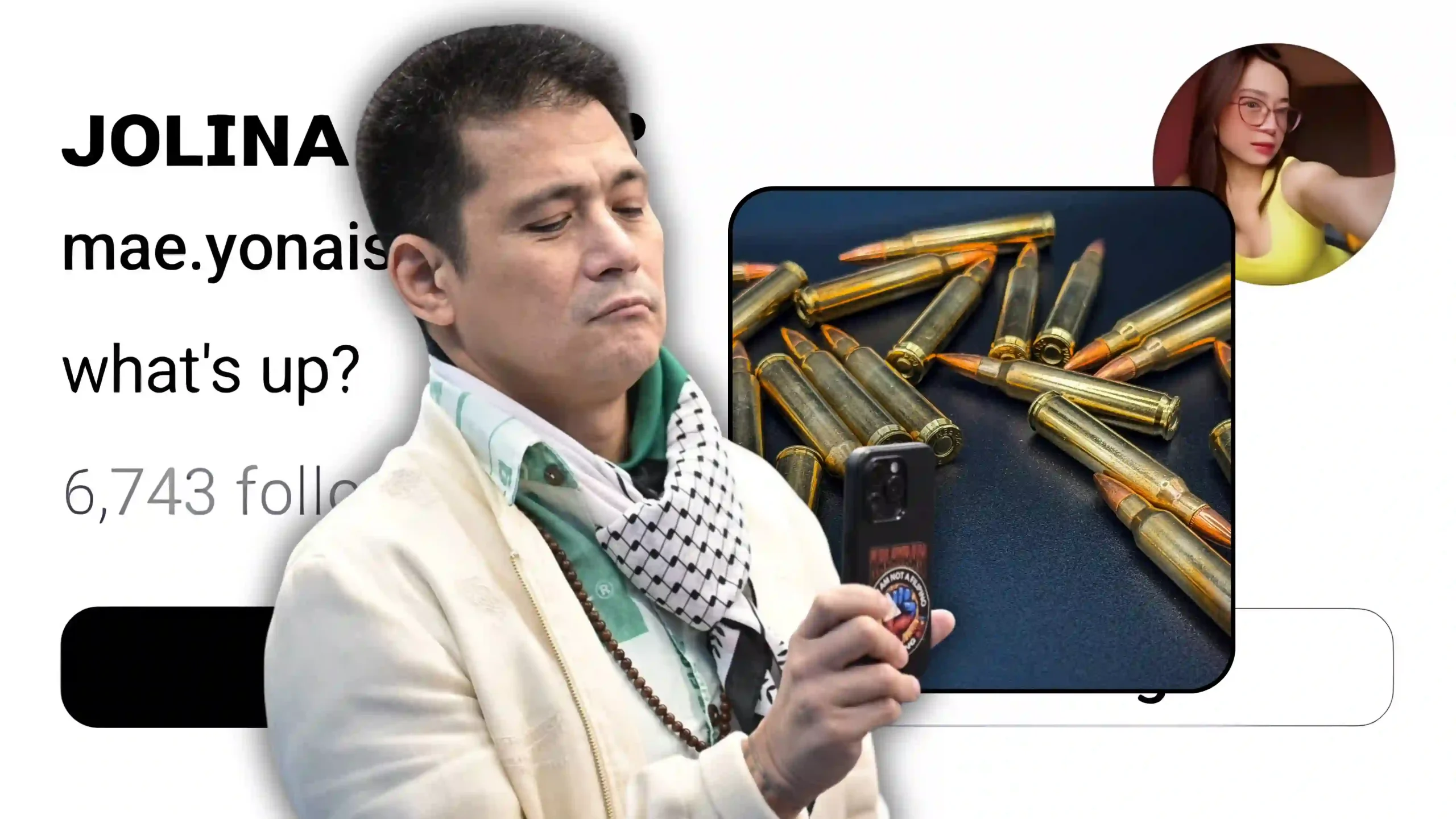 Senator Robin Padilla Slams Threatening Social Media Post by Jolina Mae Espinosa