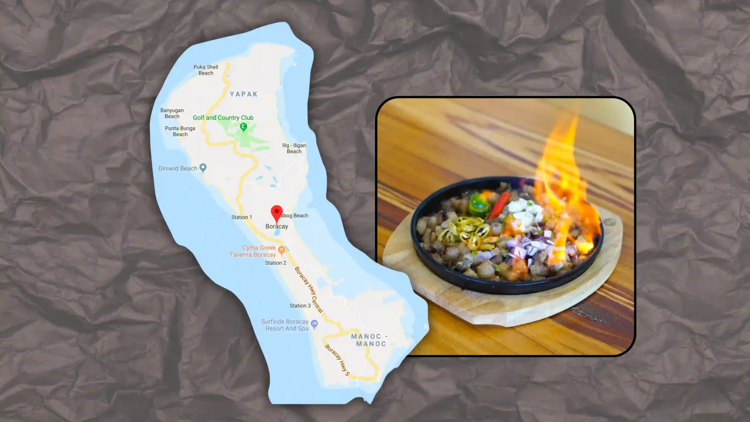 Affordable student meals in Boracay.