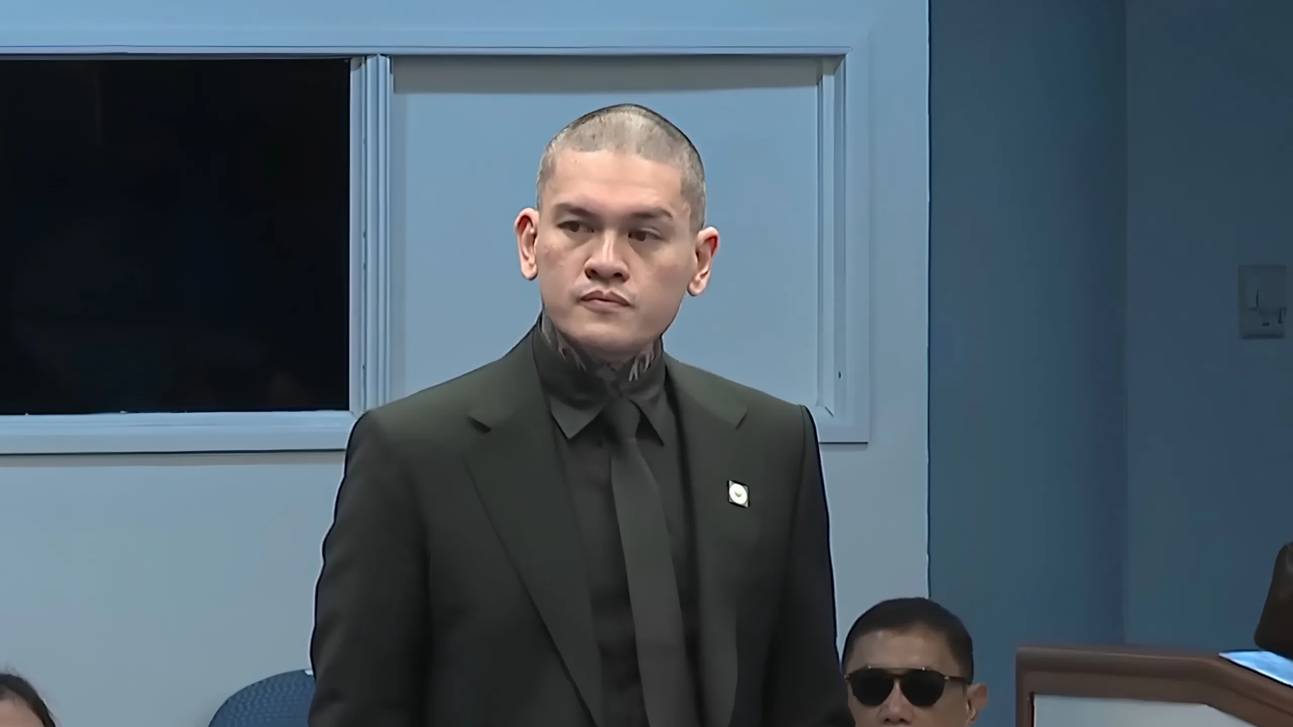 Baste Duterte appears during the impeachment trial proceedings involving Sara Duterte.