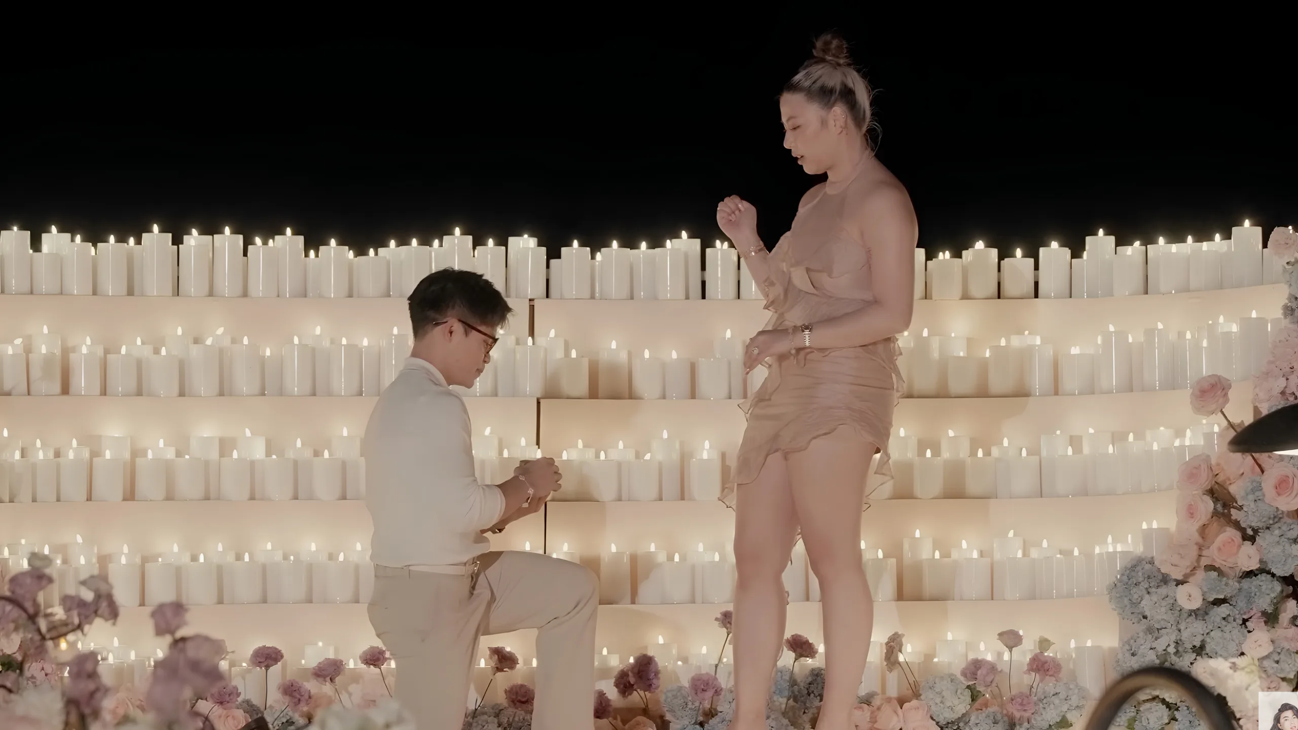 Carlos Yulo and Chloe San Jose share their wedding proposal moment.
