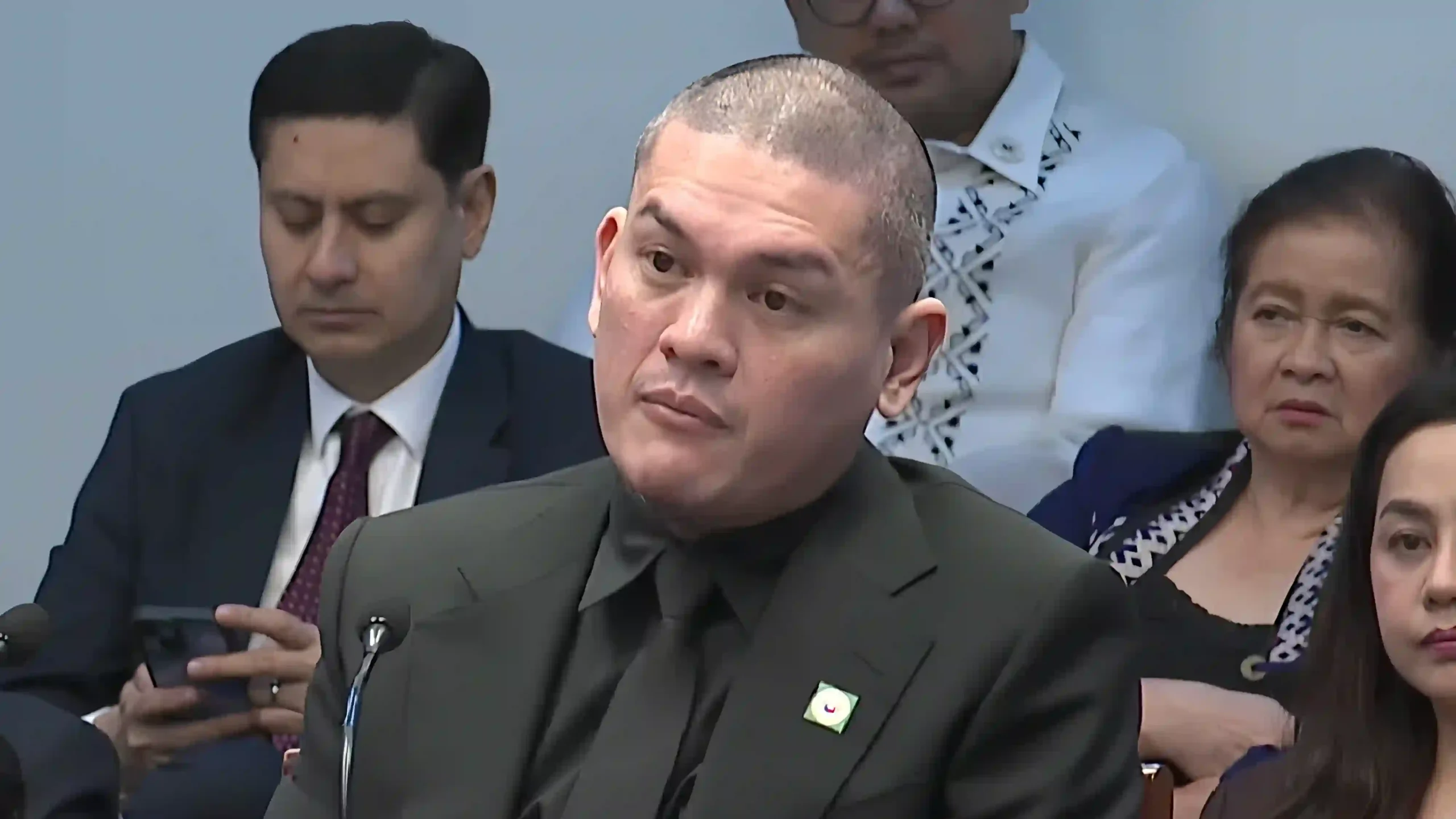 Baste Duterte appears at Sara Duterte impeachment trial.