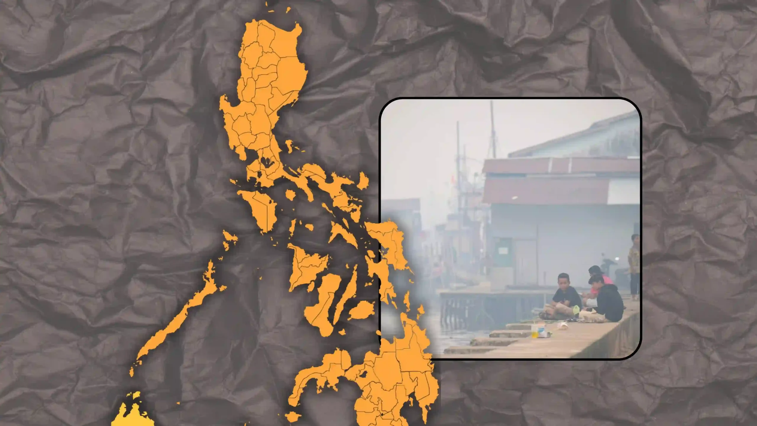 Haze alert in the Philippines.