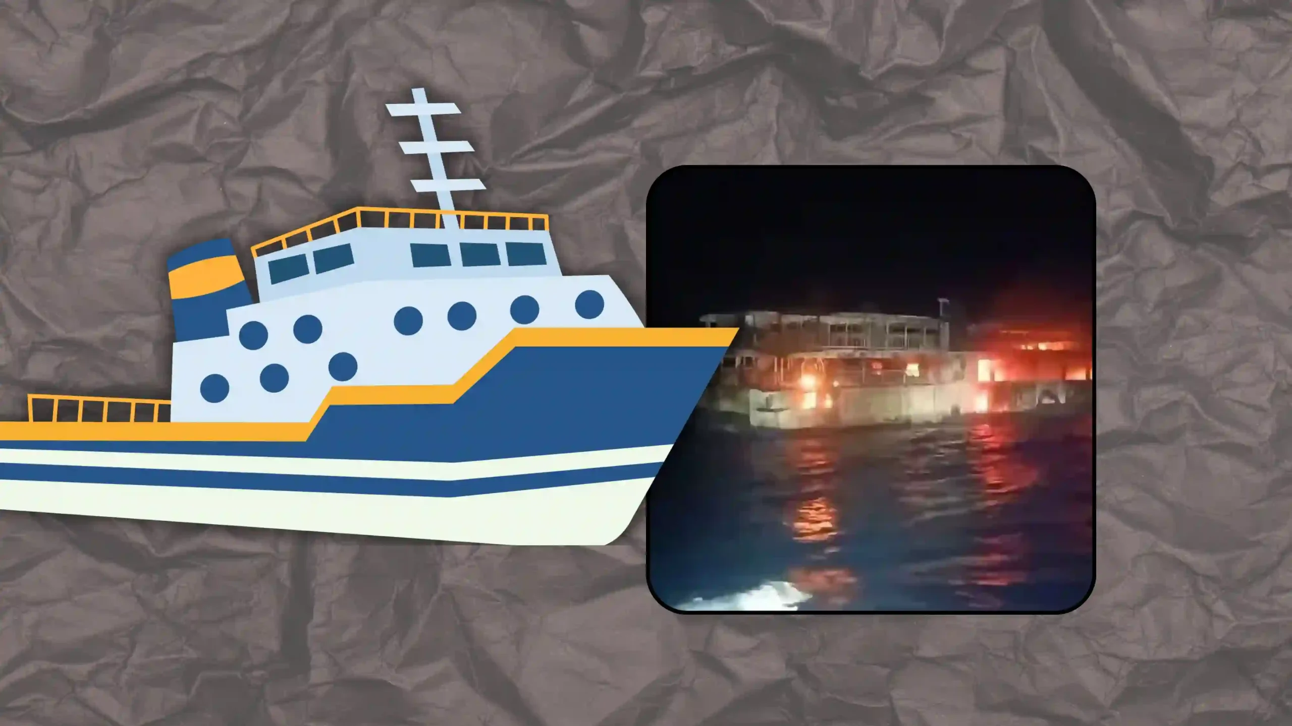V June Aster Fire : Ferry Incident Off Coron, Palawan.