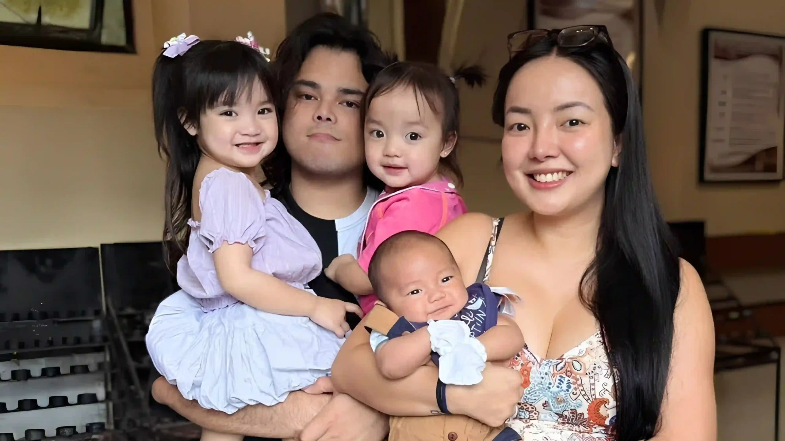 Rosmar Tan and her three children undergo DNA testing.